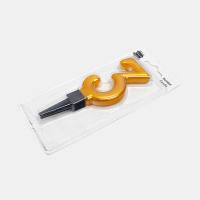 شمع عددی طلایی 3