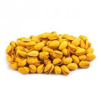 پسته احمدآقایی برشته دو آتشه زعفرانی