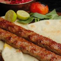 خوراک کباب کوبیده یک سیخ
