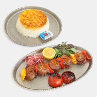 چلو کباب چنجه رولتی گوسفندی
