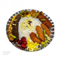 سینی 3 نفره کباب و ماهی