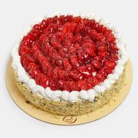 كيک ميوه اى دو لایه