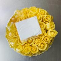 نان پنجره ای بشقابی گل رزی