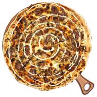 پیتزا سیر و استیک