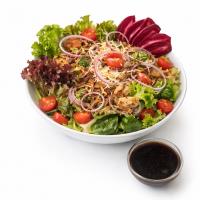 سالاد تن ماهی رژیمی با سس عسل بالزامیک