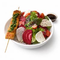 سالاد مرغ رژیمی با سس عسل بالزامیک