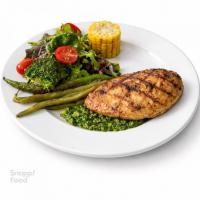 استیک مرغ و سبزیجات رژیمی 1 تکه