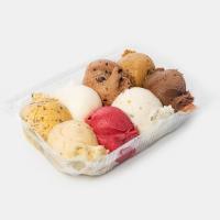 بستنی میوه ای اسکوپی سه اسکوپ