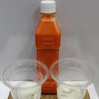 آب هویج بستنی وانیلی (۲ نفره)