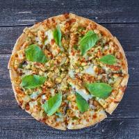 پیتزا مرغ و پستو (آمریکایی)