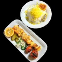 چلو جوجه کباب (بدون استخوان)