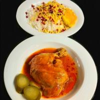 زرشک پلو با مرغ