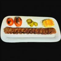 خوراک کباب لقمه زعفرانی