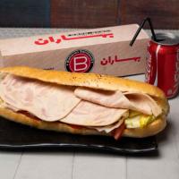 ساندویچ ژامبون مرغ (سرد)