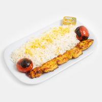 چلو جوجه کباب زعفرانی