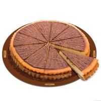 چیز کیک فندق تنوری یک اسلایس