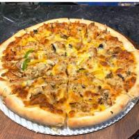 پیتزا مرغ و قارچ (ایتالیایی)