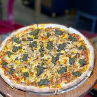 پیتزا مرغ و اسفناج (ایتالیایی)