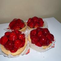 تارت توت فرنگی کوچک