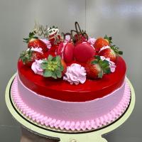 کیک ژله قرمز