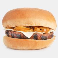 ماشروم برگر با پنیر