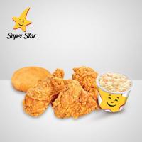 مرغ سوخاری دو تکه اقتصادی