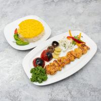 چلو کباب جوجه بدون استخوان