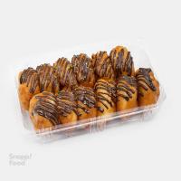 کیک دونات شکلاتی