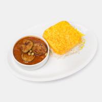 چلو خورشت قیمه بادمجان