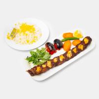 چلو کباب لقمه نگین دار