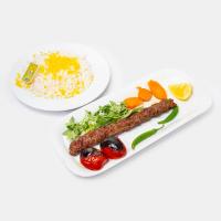 چلو کباب کوبیده معمولی