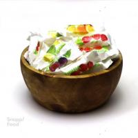 آبنبات بلژیکی دو سر پرس میوه ای