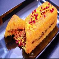 ته چین لوبیا پلو از رستوران شاهو