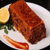 ته چین ماکارونی از رستوران شاهو