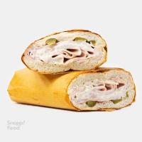 ساندويچ ژامبون مرغ از هوباماس