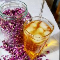 شربت گلاب و زعفران