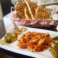 املت سوسیس و قارچ