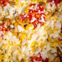 املت پنیری با قارچ