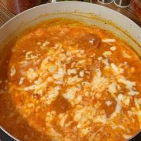 املت پنیری با سوسیس