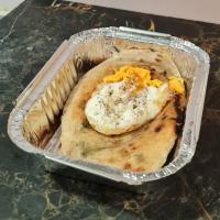 نان اسفناج با نیمرو