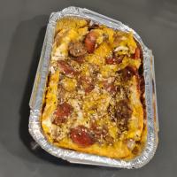 سوسیس و تخم مرغ با قارچ