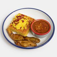 ته چین قیمه طهرونی با بادمجان