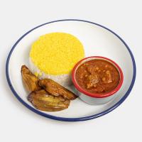چلو خورشت قیمه بادمجان طهرونی