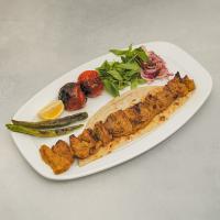 خوراک کباب چنجه با دورچین