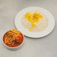 چلو خورشت قیمه بادمجان