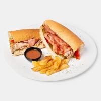 ساندویچ ژامبون میکس تنوری