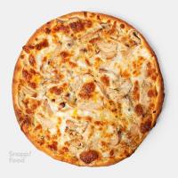 پیتزا قارچ و مرغ آمریکایی