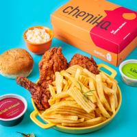 مرغ سوخاری سه تکه نرمال