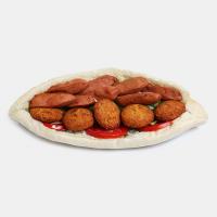 ساندویچ سوسیس فلافل