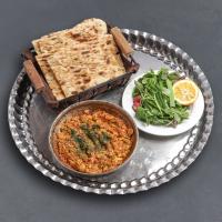 املت با قارچ و فلفل دلمه ای